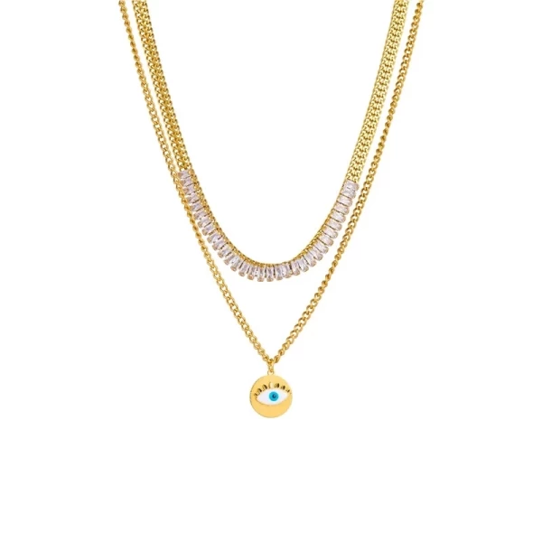 Zircon&Eyes Necklace