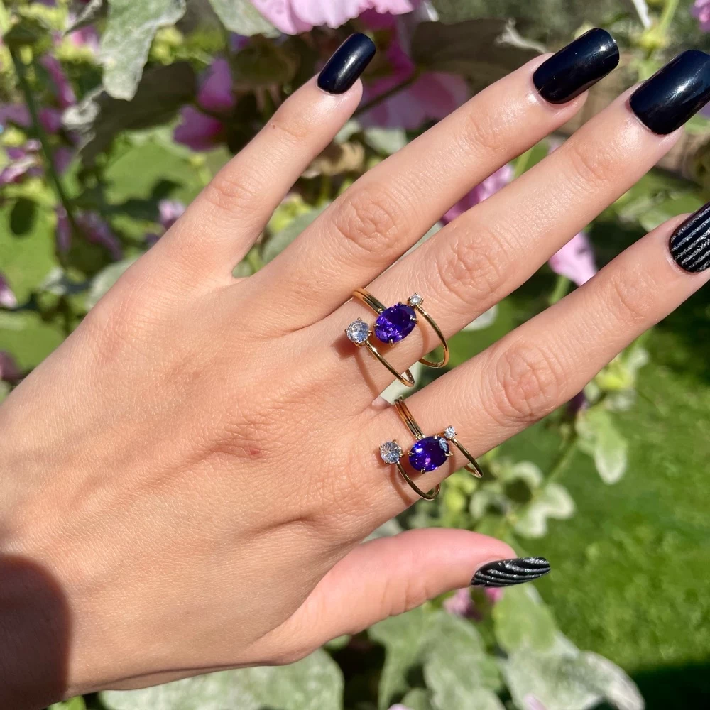 Purple Rain Ring