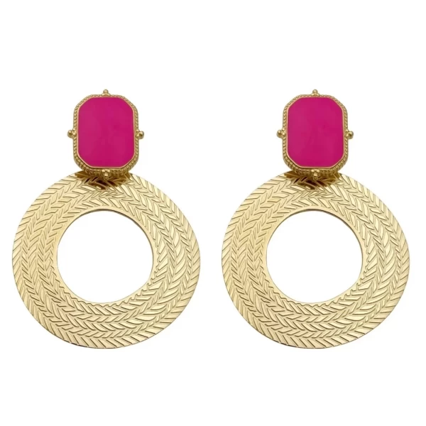 Fuchsia Cycle Earrings