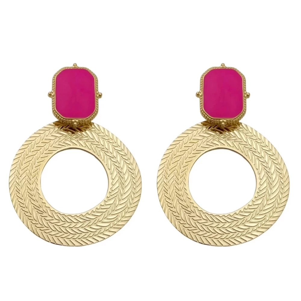 Fuchsia Cycle Earrings